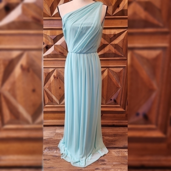 Alfred Sung One Shoulder Dress Sz 10 - Picture 1 of 8